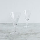Cut Crystal Glass Set Of 8 - elsie green - The French Kitchen