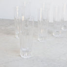 Cut Crystal Stemless Flute Set Of 8 - elsie green - The French Kitchen