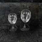 Cut Crystal Wine Glass Set of 4 - elsie green - the french kitchen
