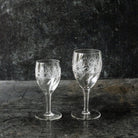 Cut Crystal Wine Glass Set of 4 - elsie green - the french kitchen