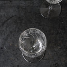 Cut Crystal Wine Glass Set of 4 - elsie green - the french kitchen