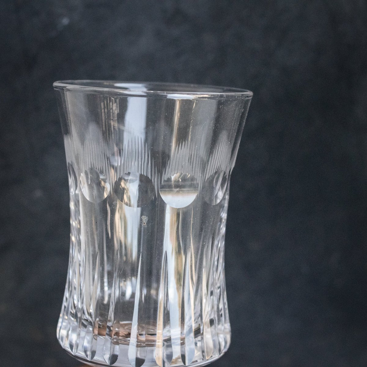 Cut Crystal Wine Glass Set Of 6 - elsie green - The French Kitchen