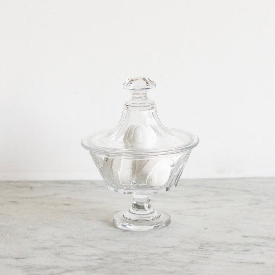 Cut Glass Candy Jar - elsie green - decor