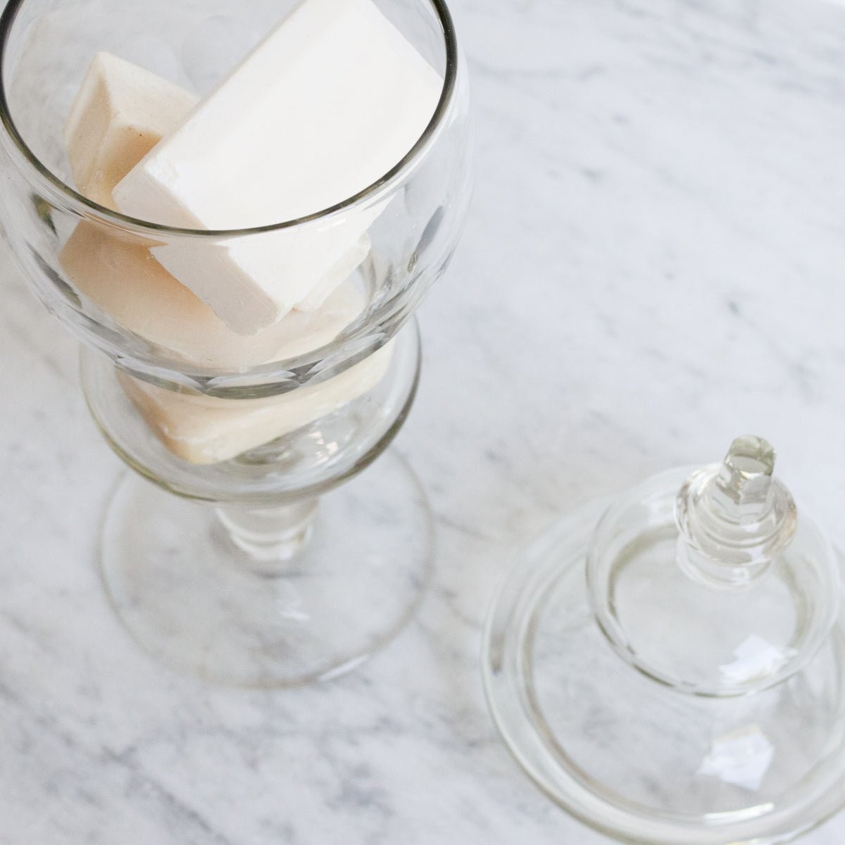 Cut Glass Candy jar - elsie green - decor