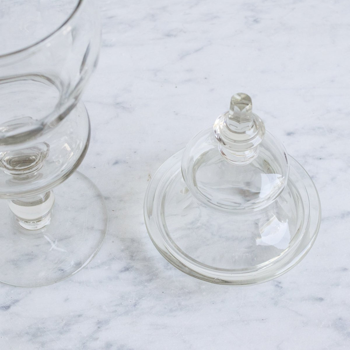 Cut Glass Candy jar - elsie green - decor