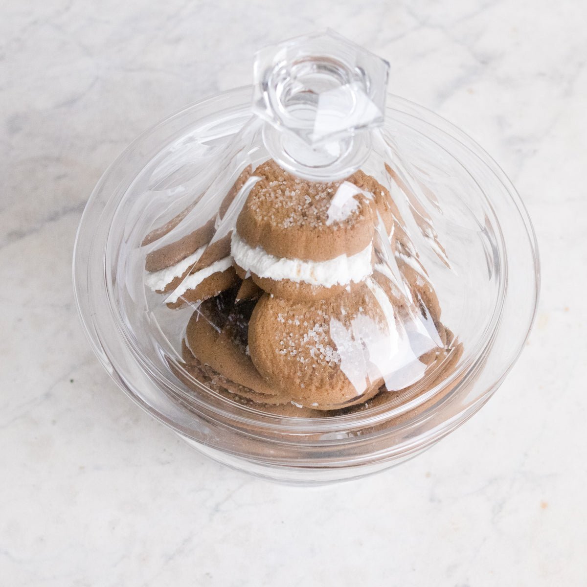 Cut Glass Candy Jar - elsie green - The French Kitchen