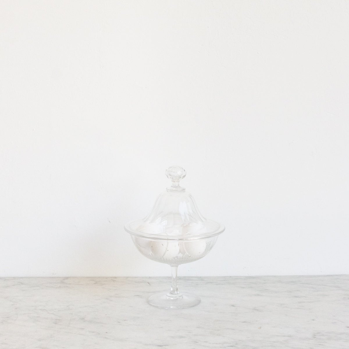 Cut Glass Candy Jar With Lid - elsie green - Decor