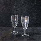 Cut Glass Wine Glass Set of 4 - elsie green - the french kitchen