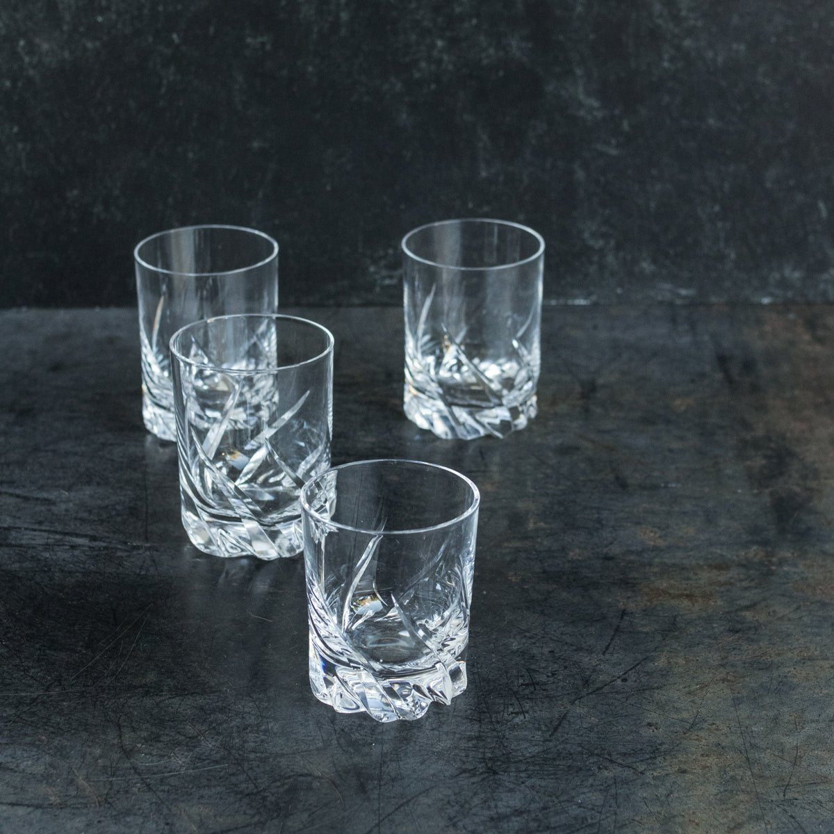 Daum Bleneau Crystal Shot Glass Set Of 4 - elsie green - The French Kitchen