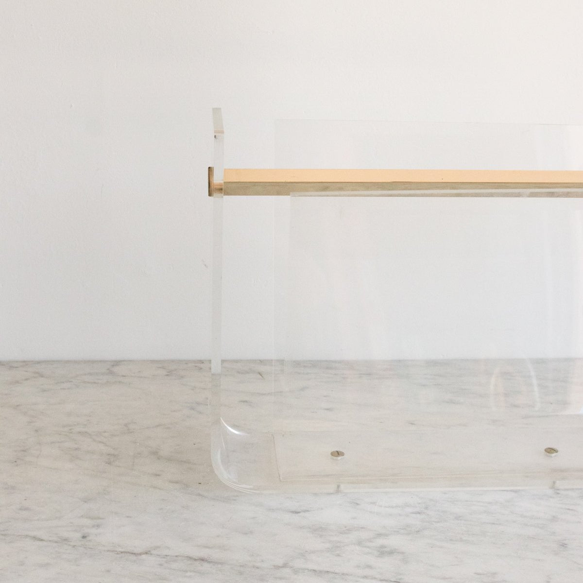 David Lange for Roche Bobois Vintage Magazine Stand - elsie green - decor