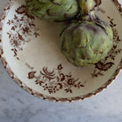 Delft Transferware Pedestal - elsie green -