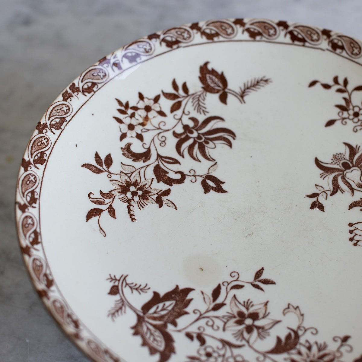 Delft Transferware Pedestal - elsie green -