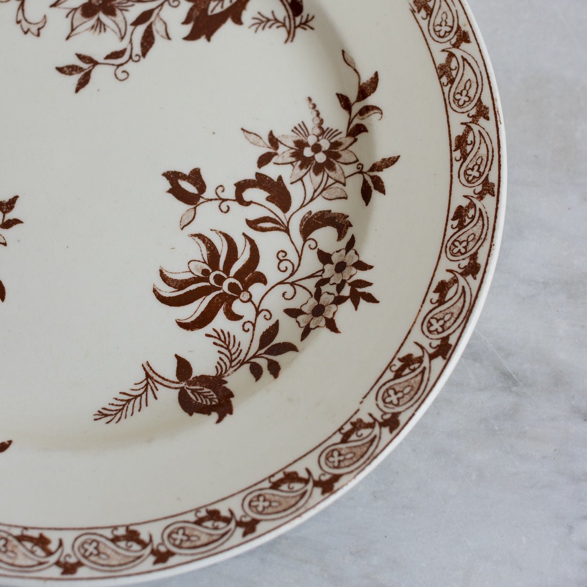 Delft Transferware Plate Set of 4 - elsie green - the french kitchen