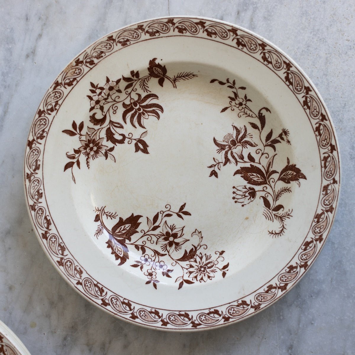 Delft Transferware Soup Bowl Set of 4 - elsie green - the french kitchen