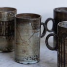 Dieulefit Stoneware Mug Set of 6 | Signed by Artist - elsie green - Dishes .