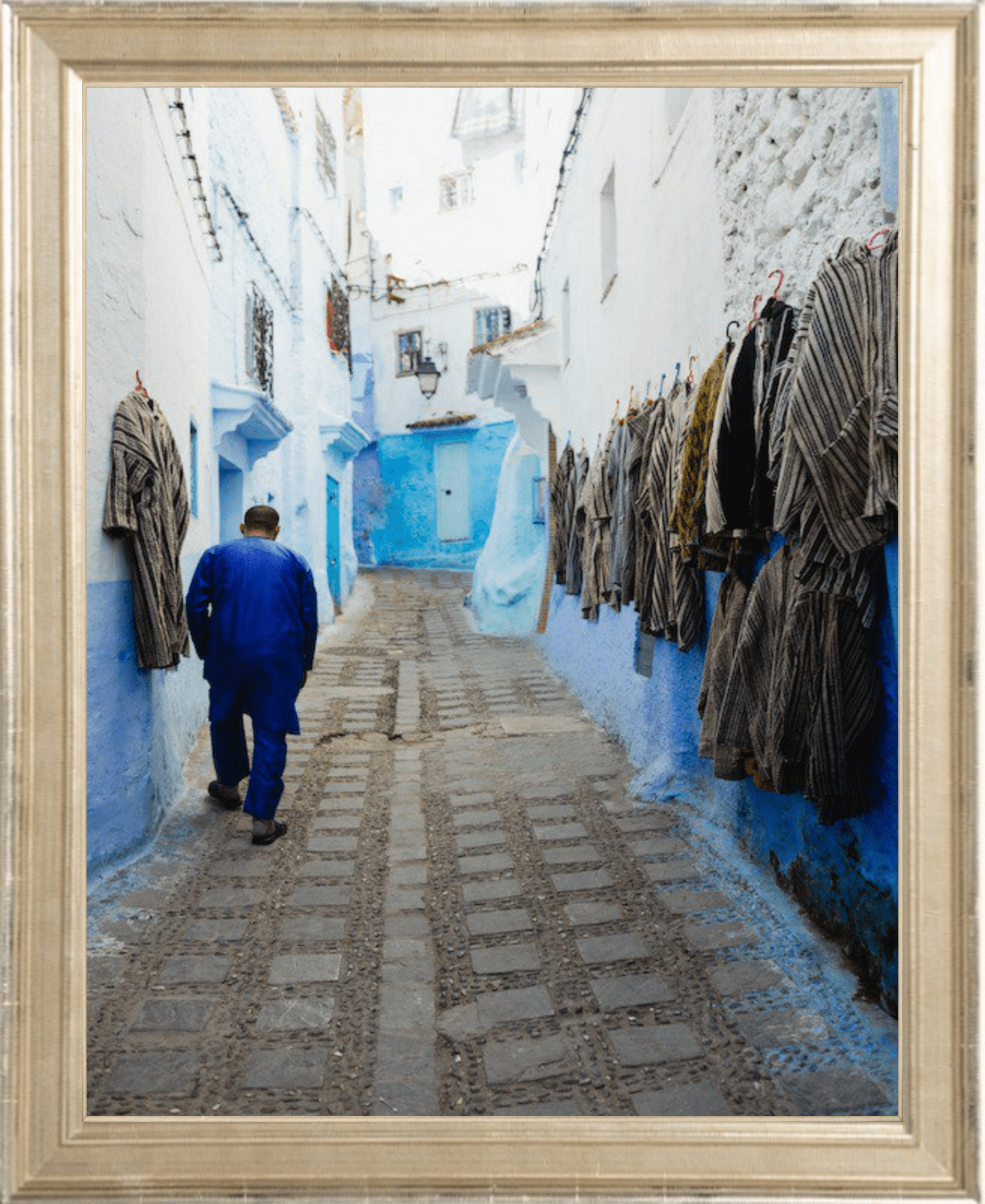 Disappearing into the Blue Printed Photograph - elsie green - Art
