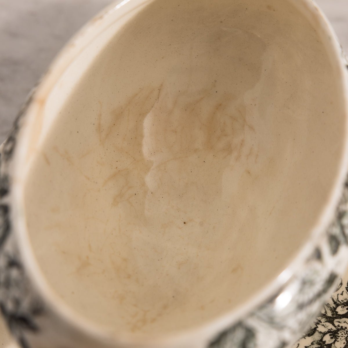 Dodds Transferware Gravy Boat - elsie green - the french kitchen