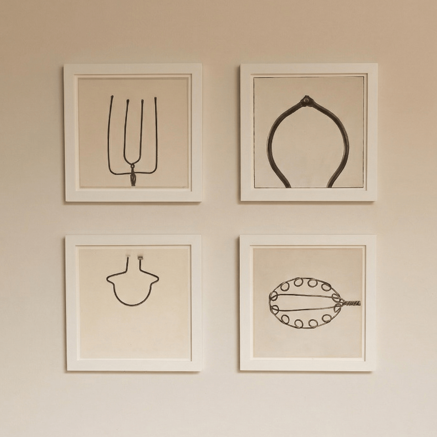 Domestic Objects Series Set of 4 | Jefferson Hayman - elsie green - art