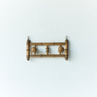 Double Bamboo Coat Rack - elsie green - decor