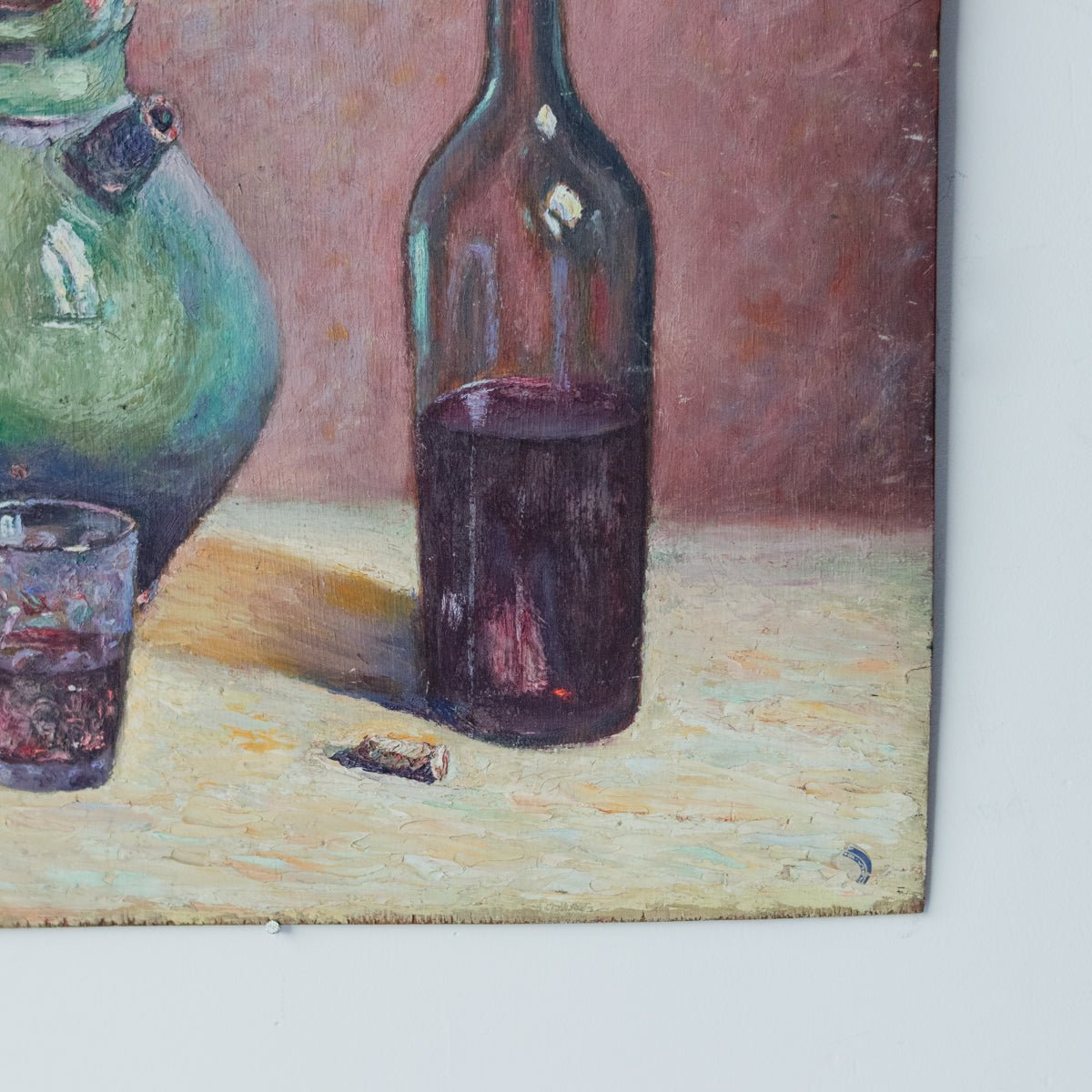 Double Sided Nature Morte Oil Painting - elsie green - Art