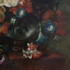 Dramatic Floral Still Life Oil Painting - elsie green - art