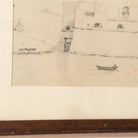 Drawing with Fortress and Boats - elsie green - art