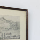 Drawing with House and Hilltop - elsie green - art