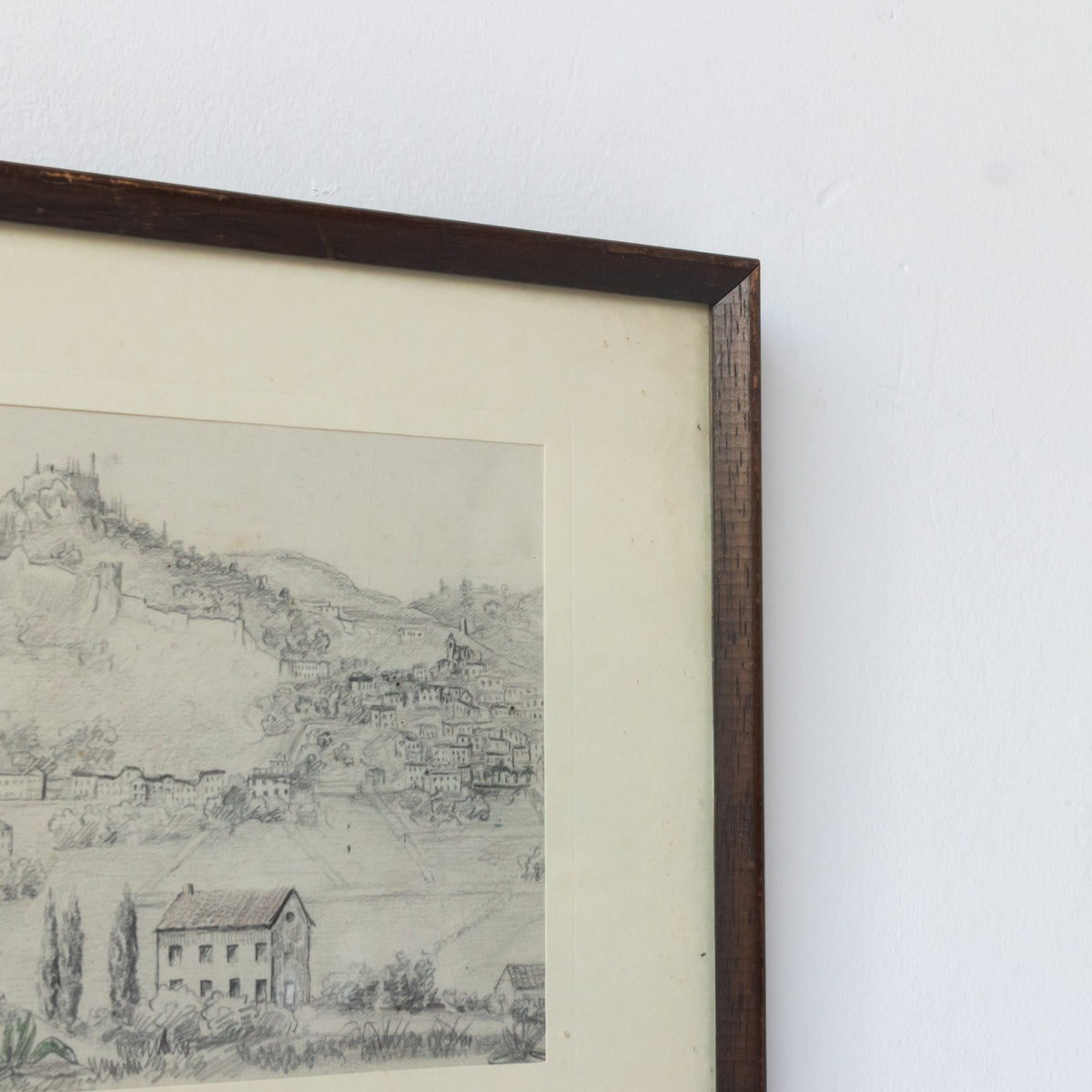 Drawing with House and Hilltop - elsie green - art