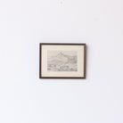 Drawing with House and Hilltop - elsie green - art