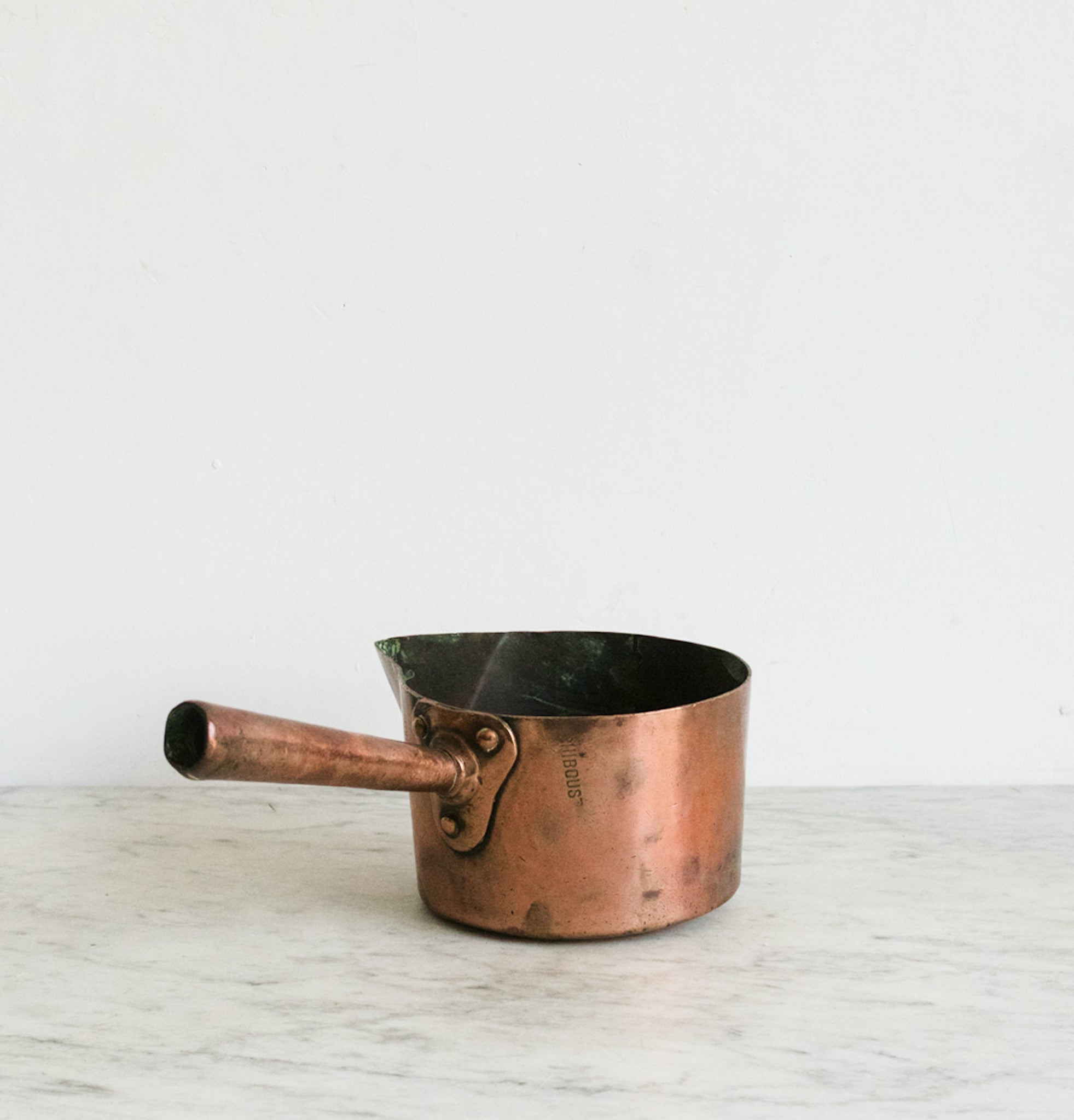 E. Dehillerin Paris Copper Pot with Spout - elsie green - the french kitchen