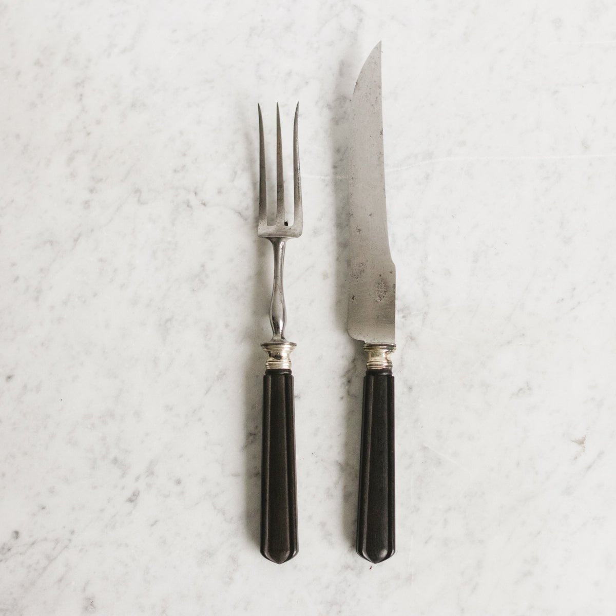Ebonized Carving Set - elsie green - The French Kitchen