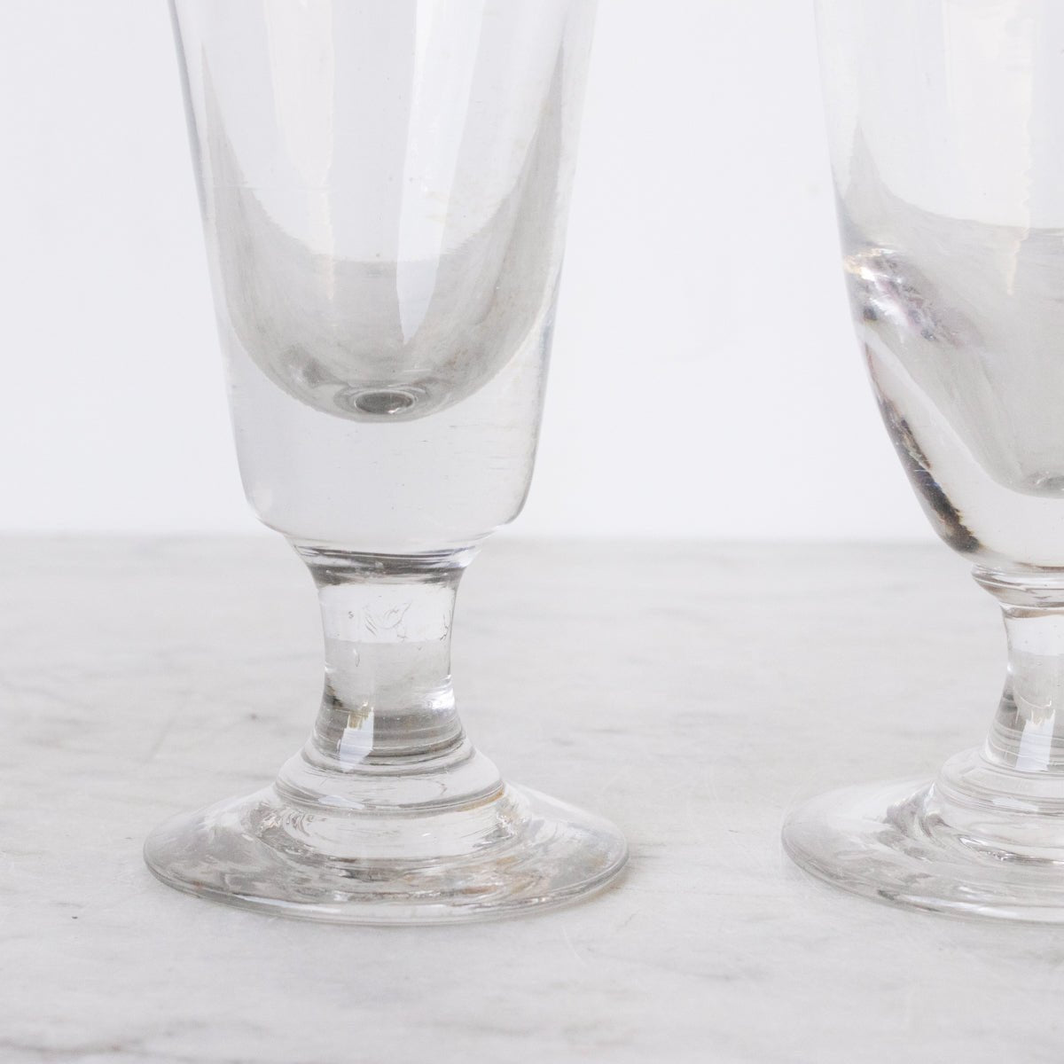 Eclectic Pair of Antique Absinthe Glasses - elsie green - the french kitchen