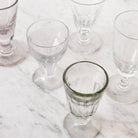 Eclectic Pair of Antique Cut Glass Absinthe Glasses - elsie green - the french kitchen