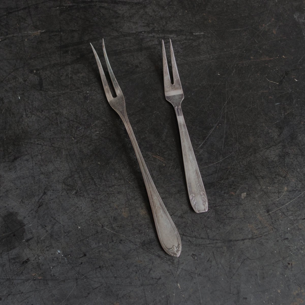 Eclectic Pair of Seafood Forks - elsie green - the french kitchen