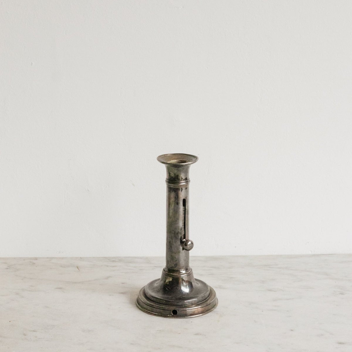 Eclectic Pair of Silver Candlesticks - elsie green - decor