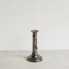 Eclectic Pair of Silver Candlesticks - elsie green - decor