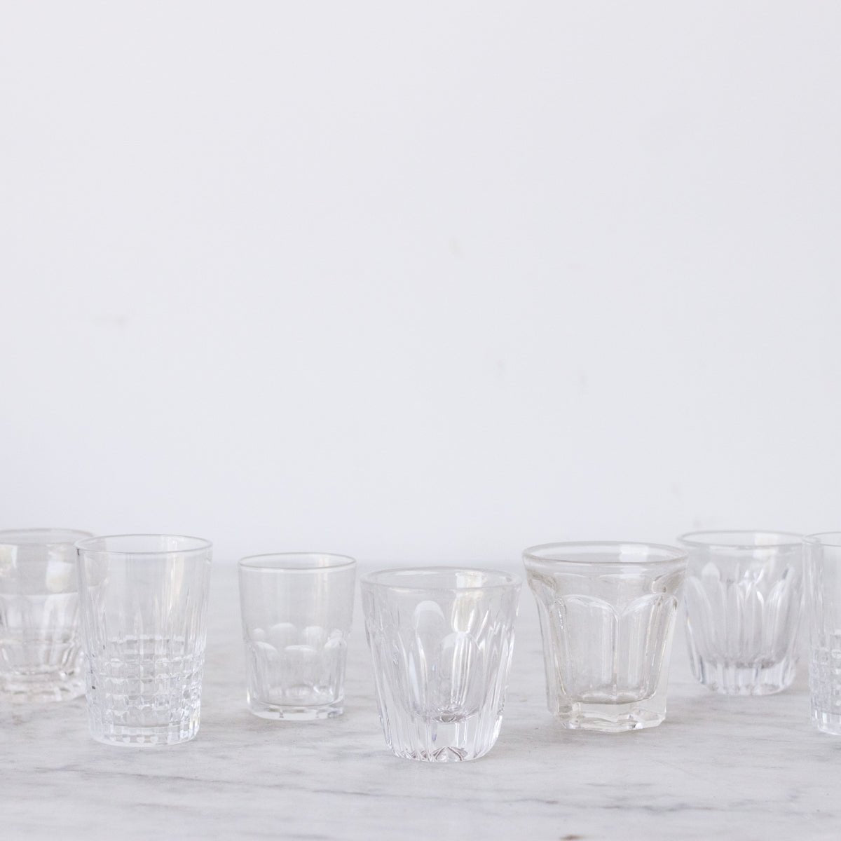 Eclectic Pair of Vintage Shot Glasses - elsie green - The French Kitchen