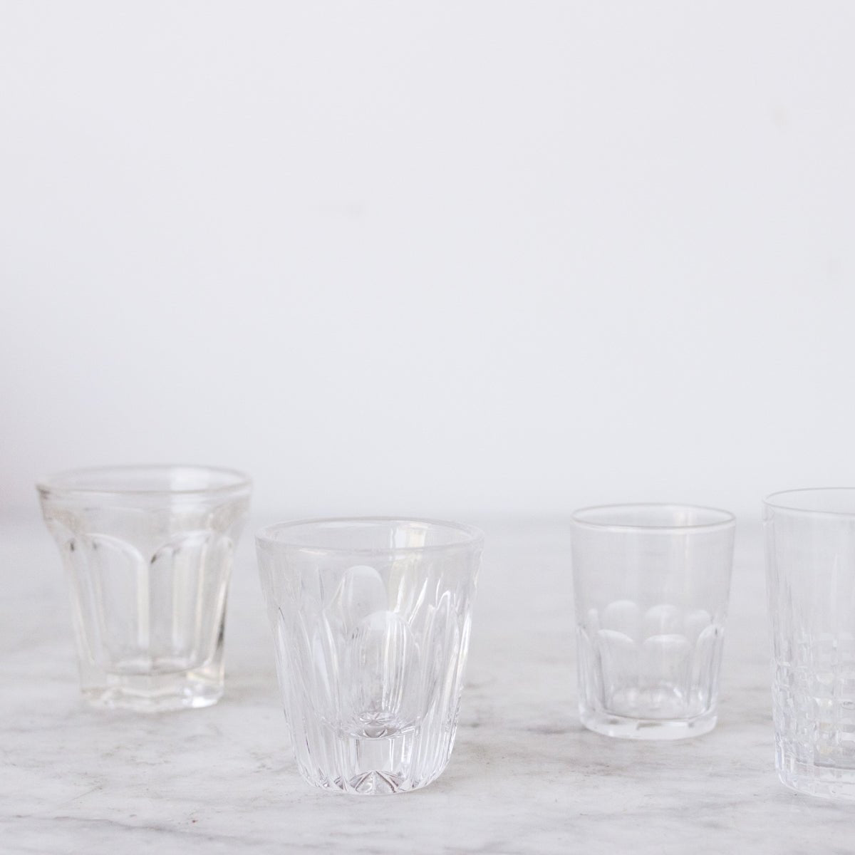 Eclectic Pair of Vintage Shot Glasses - elsie green - The French Kitchen
