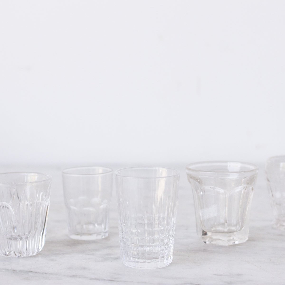 Eclectic Pair of Vintage Shot Glasses - elsie green - The French Kitchen
