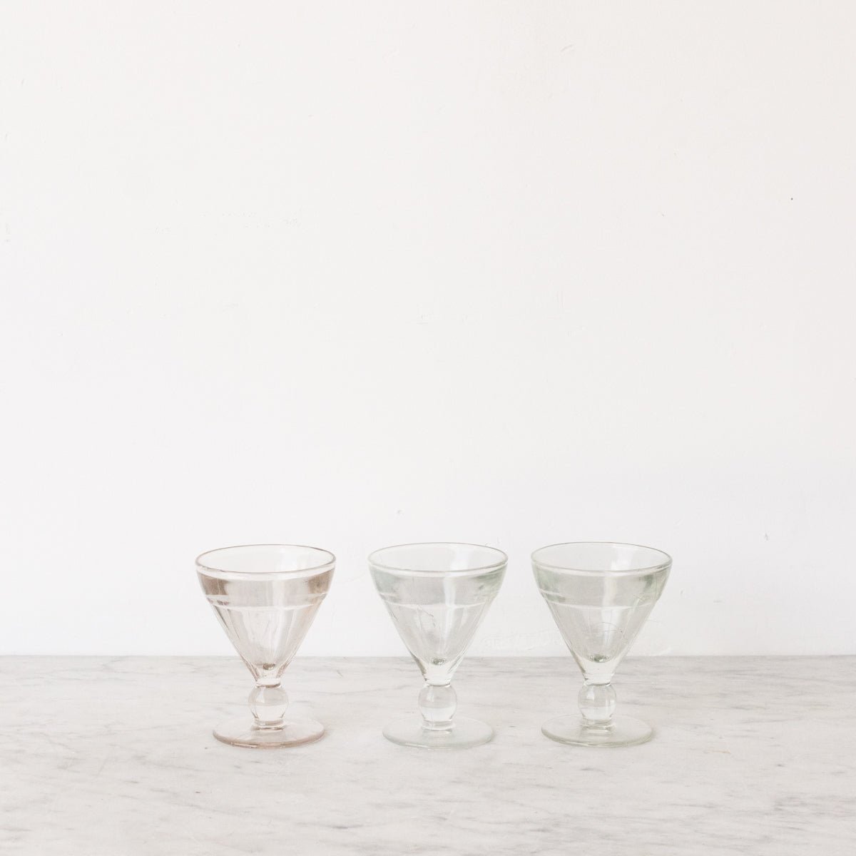 Eclectic Trio of Bistro Coupes - elsie green - the french kitchen