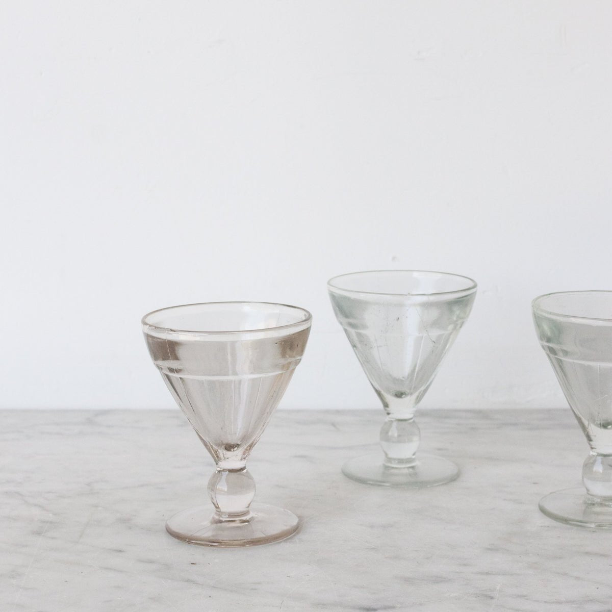 Eclectic Trio of Bistro Coupes - elsie green - the french kitchen