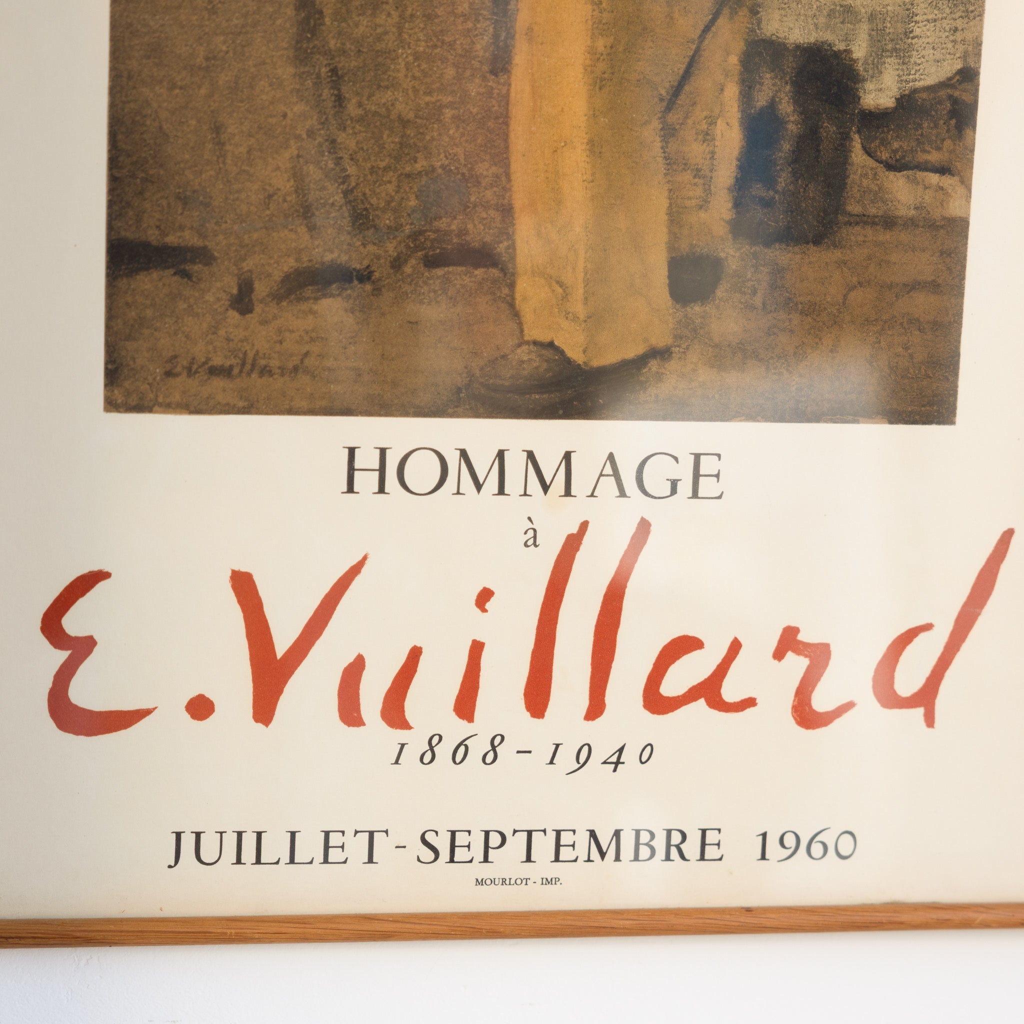 Edouard Villard Exhibit 1960 Advertisement - elsie green - art