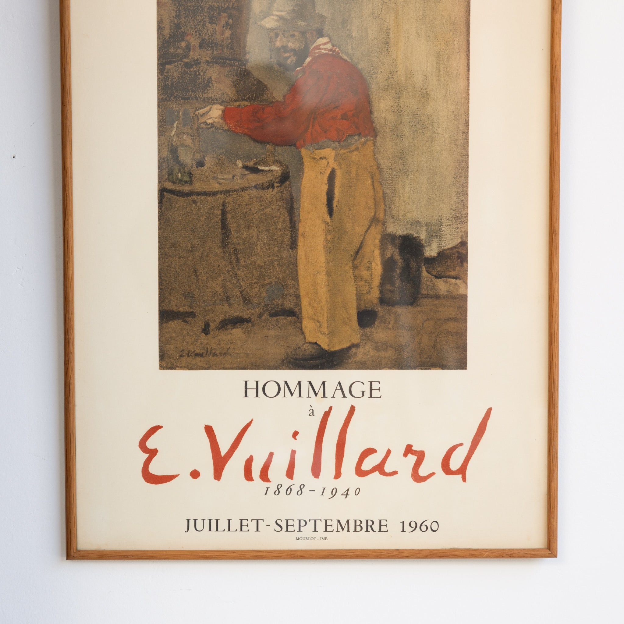 Edouard Villard Exhibit 1960 Advertisement - elsie green - art
