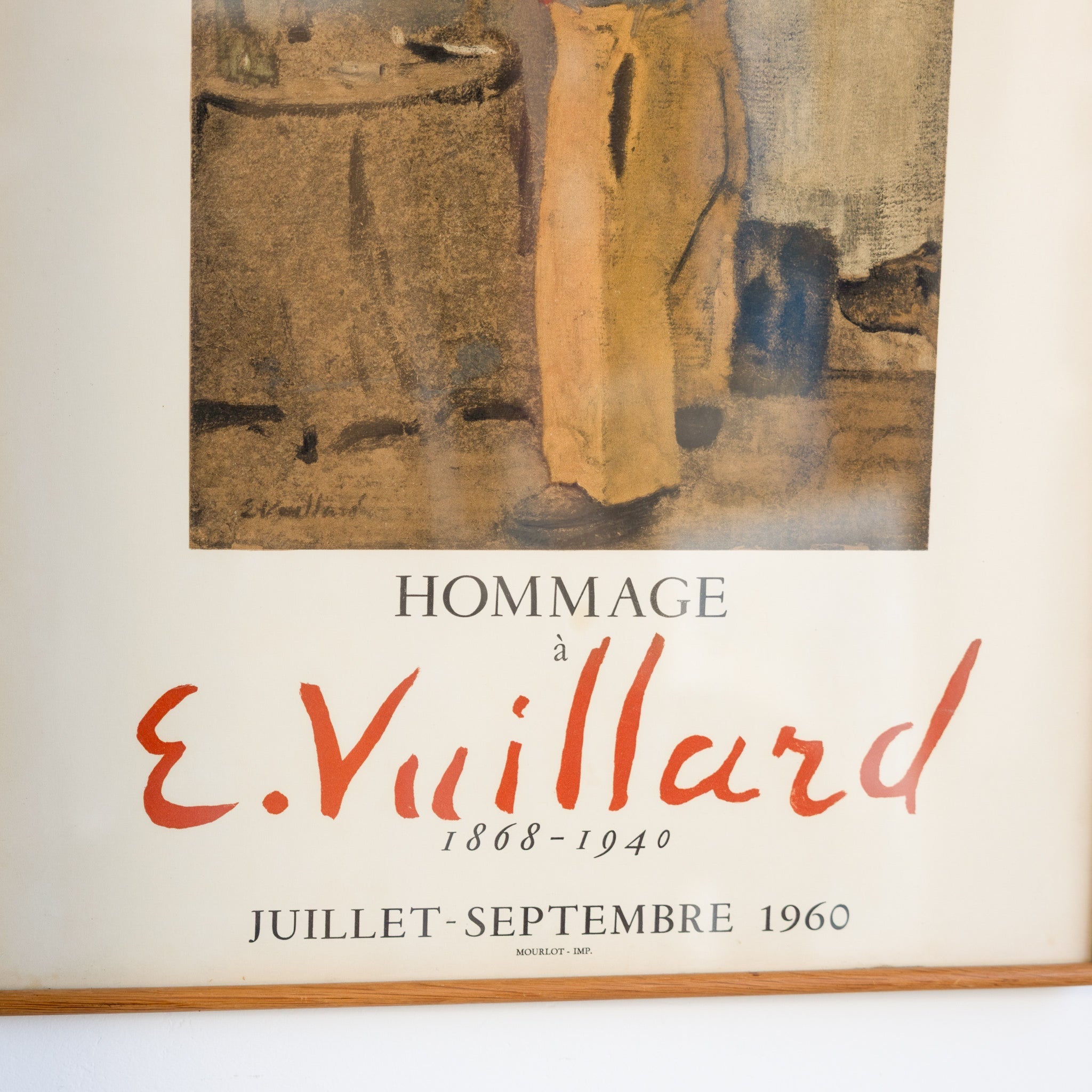 Edouard Villard Exhibit 1960 Advertisement - elsie green - art