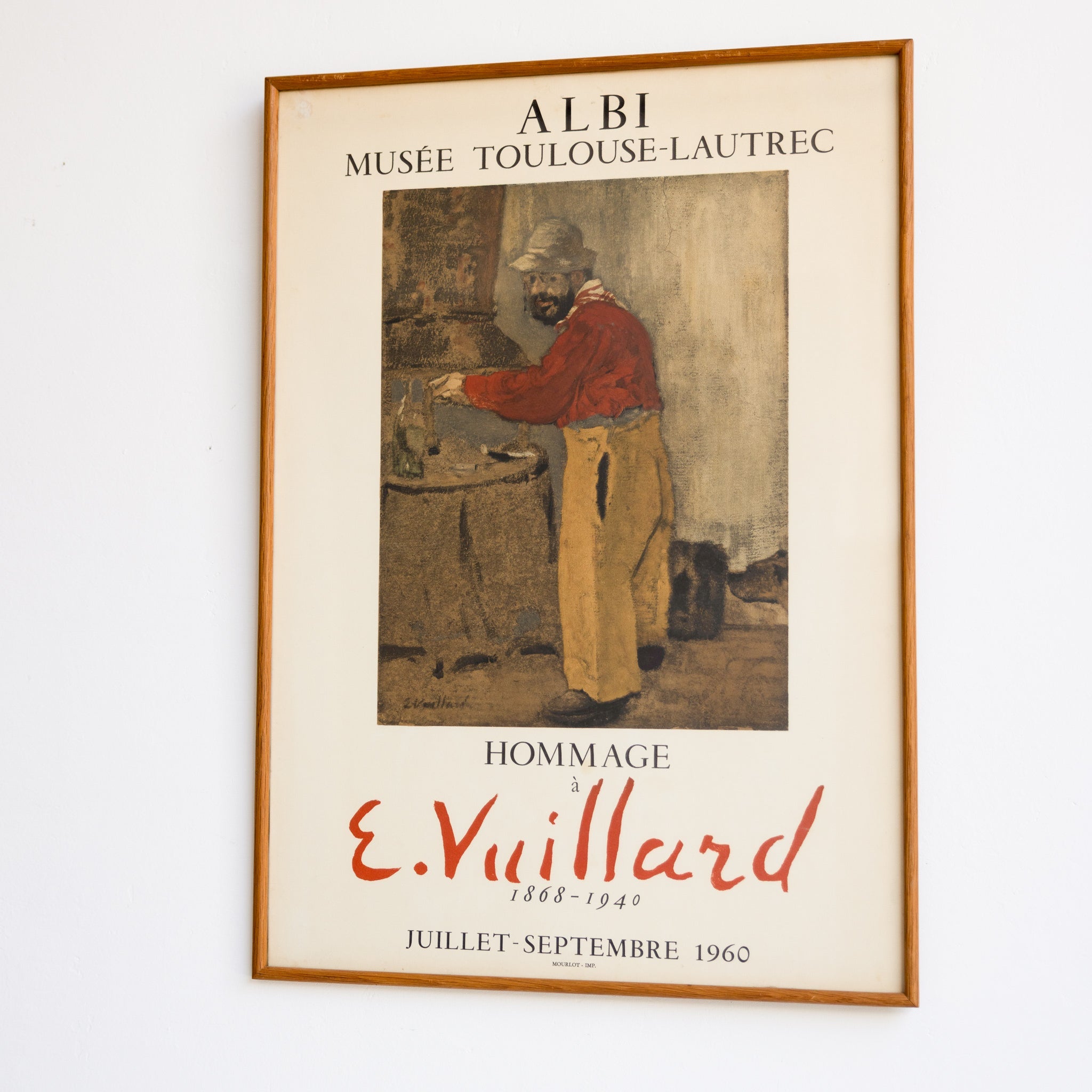 Edouard Villard Exhibit 1960 Advertisement - elsie green - art