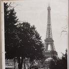 Eiffel Tower Vintage Photograph - elsie green - art