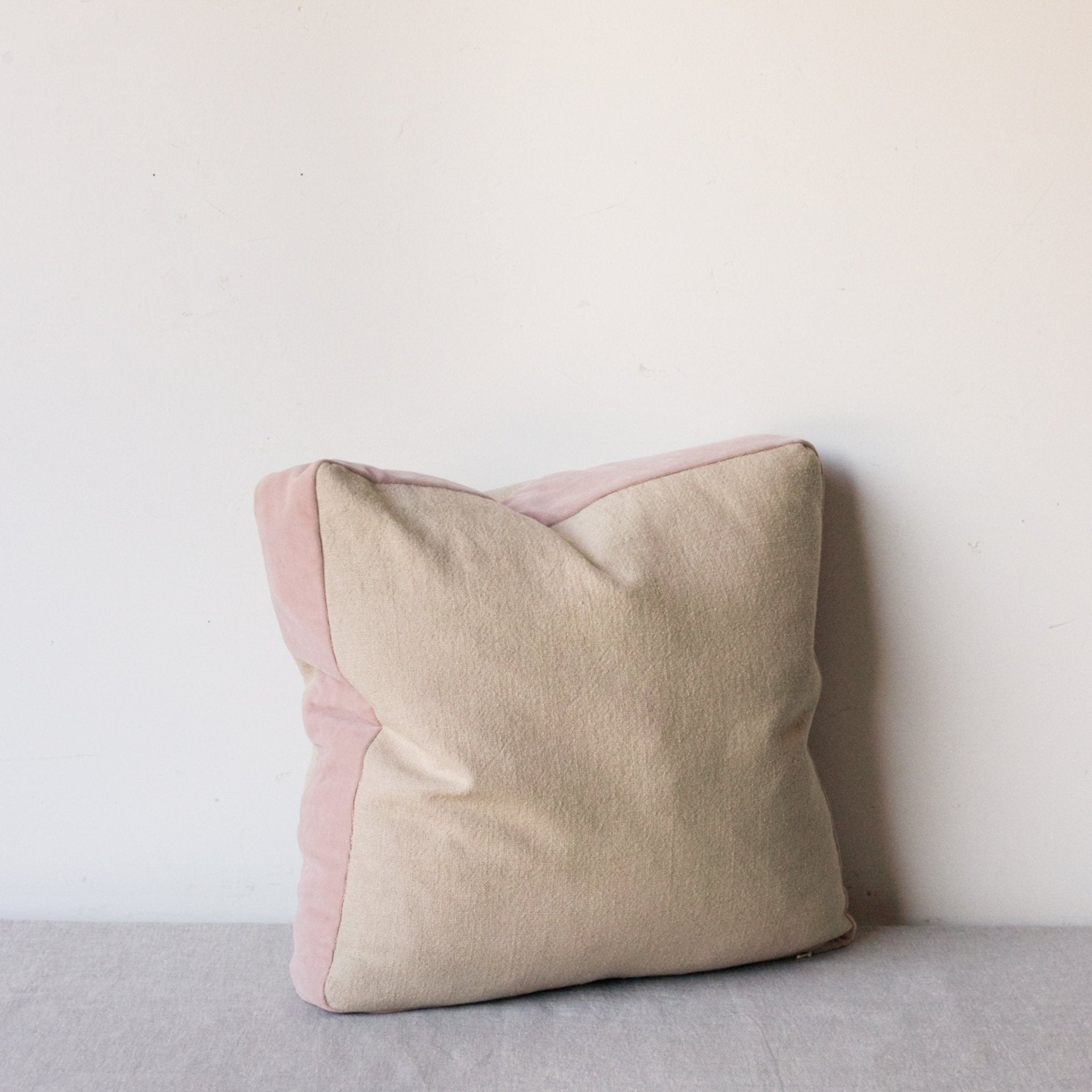 Emile Velvet Gusset Pillow Cover - elsie green - textiles