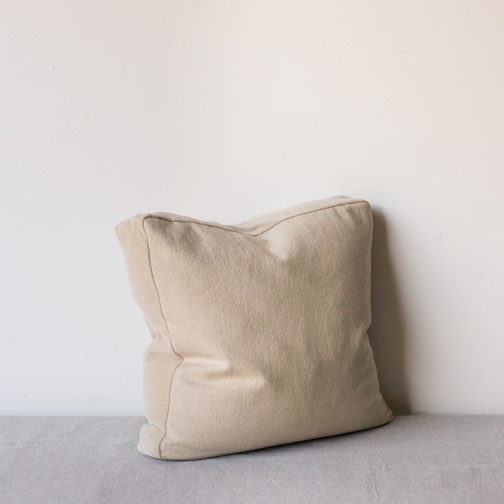 Emile Velvet Gusset Pillow Cover - elsie green - textiles