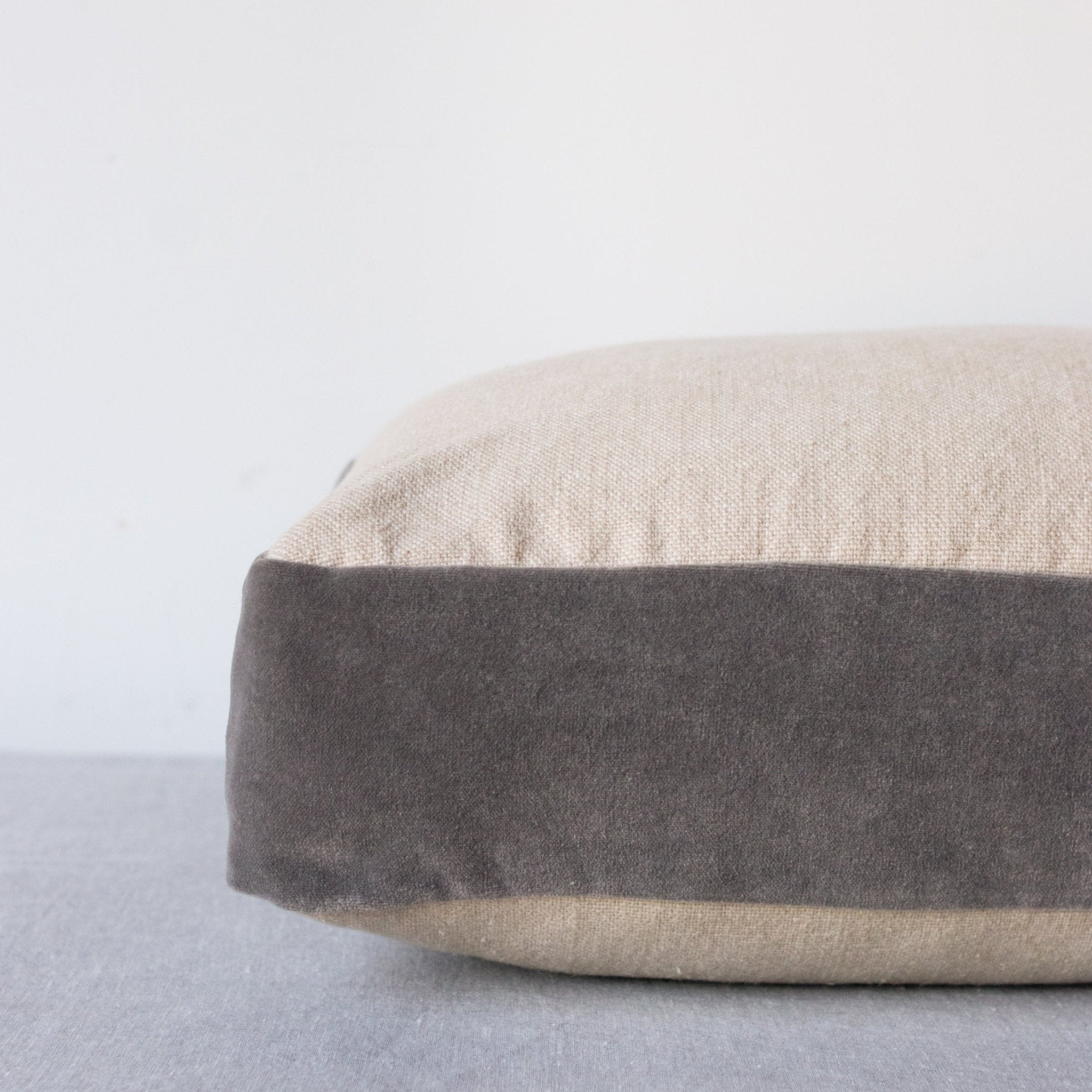 Emile Velvet Gusset Pillow Cover - elsie green - textiles