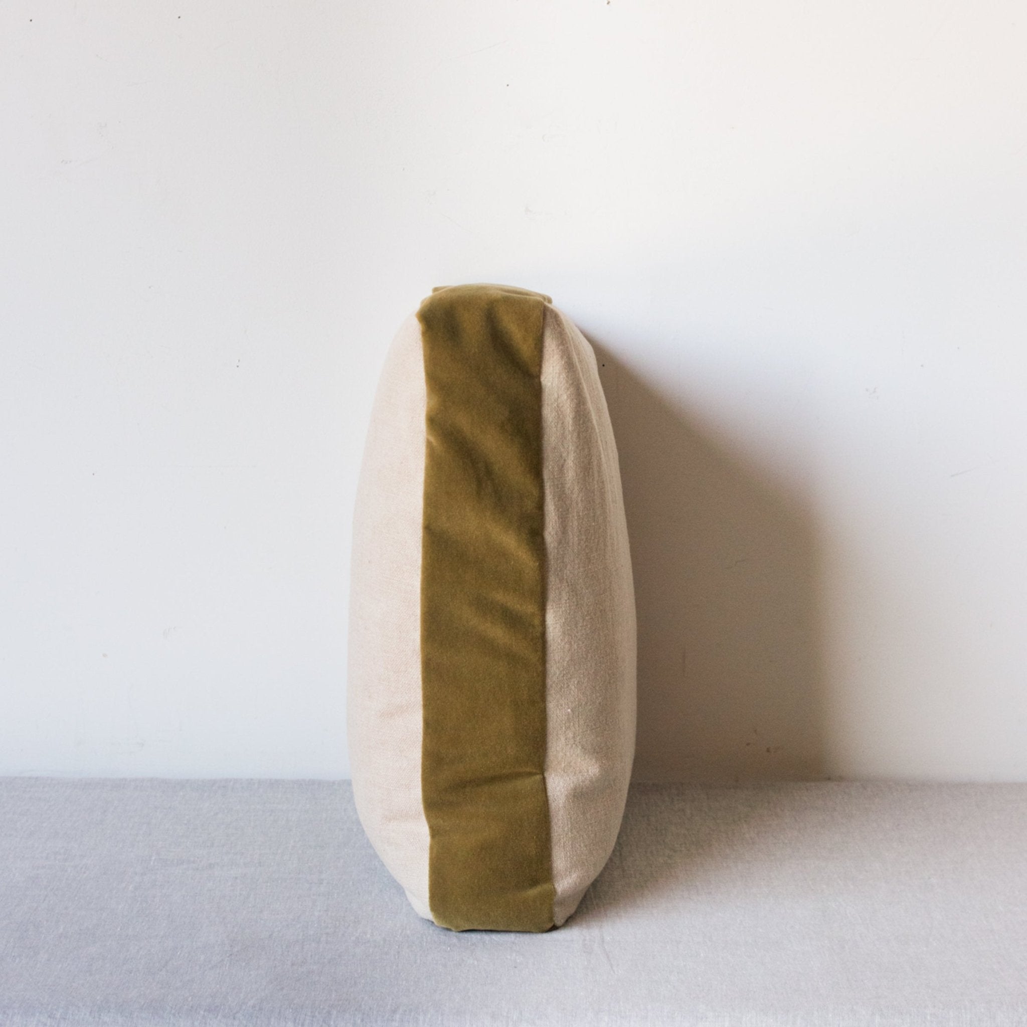 Emile Velvet Gusset Pillow Cover - elsie green - textiles
